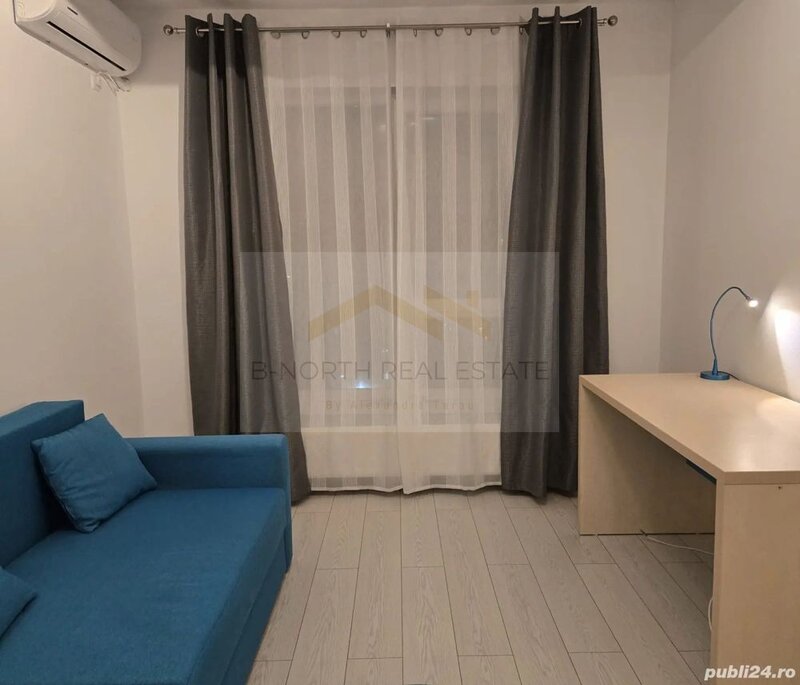 Garsoniera de inchiriat, mobilata complet, centrala proprie